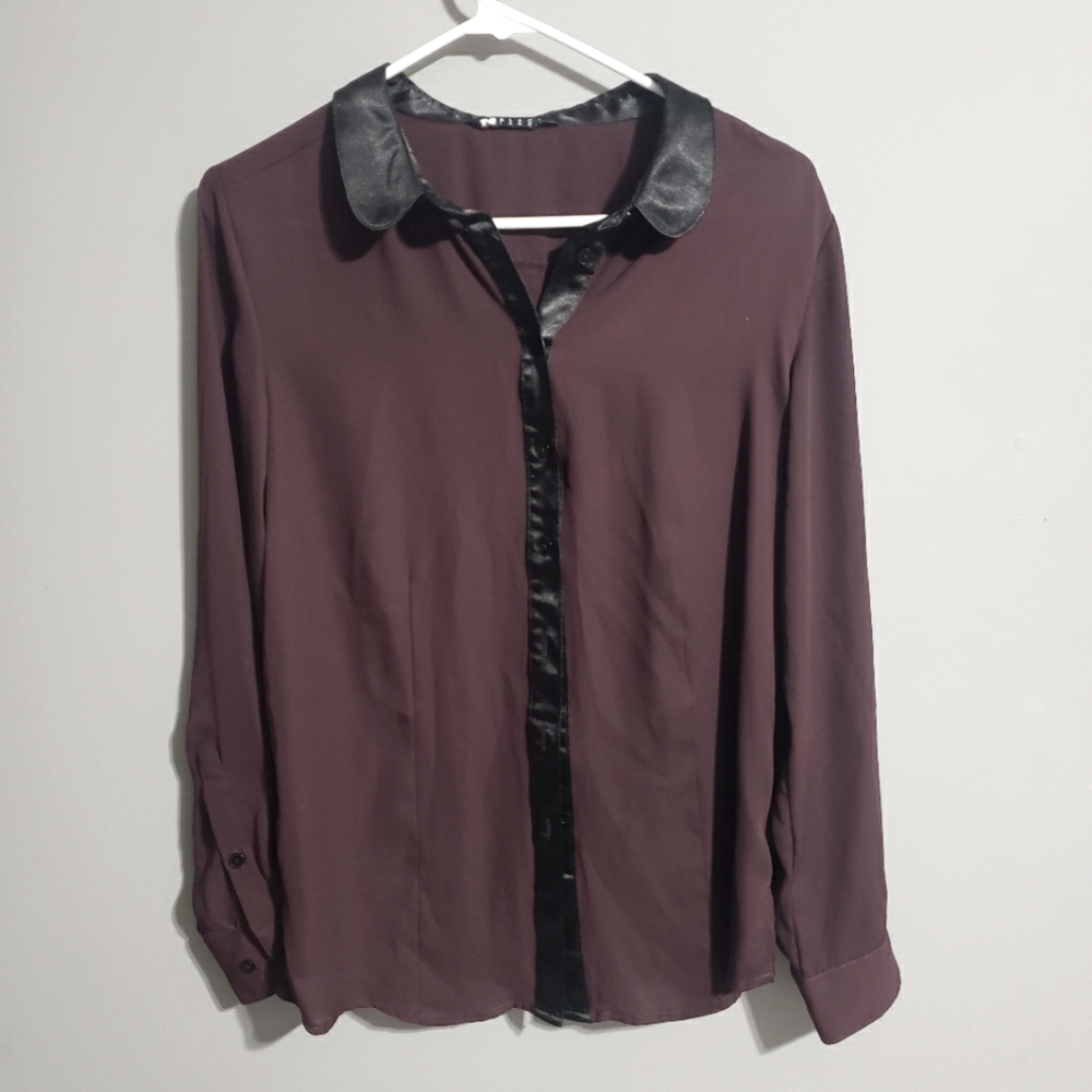 Black Label maroon blouse